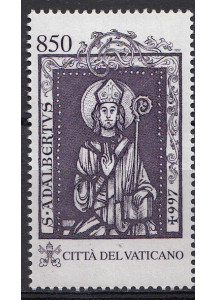 1997 Vaticano 1000° Morte Sant'Adalberto da Praga 1 Valore Sassone 1084